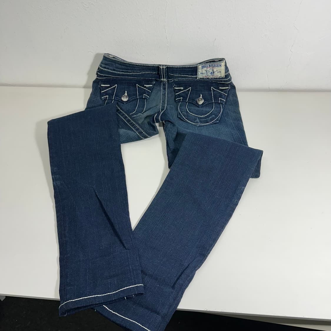 26 트루릴리전 진청 워싱 스키니진 상품이미지3