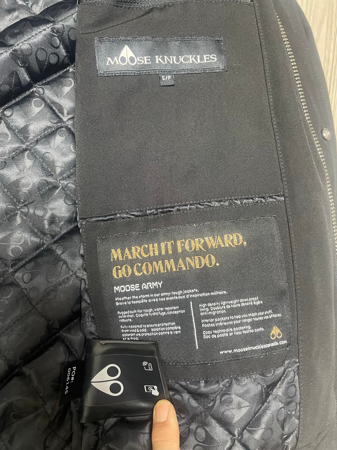 봄점퍼 무스너클 바텔 봄버 자켓 블랙 S 상품이미지4