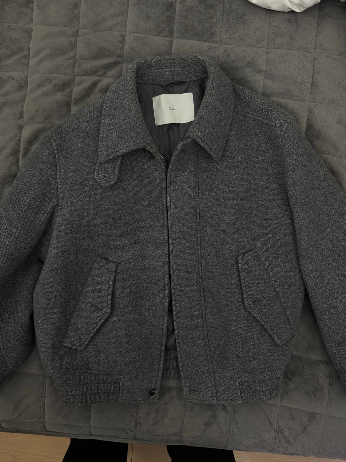 Dunst 23fw 텍스쳐드 울 블루종 (M) (100) 상품이미지1