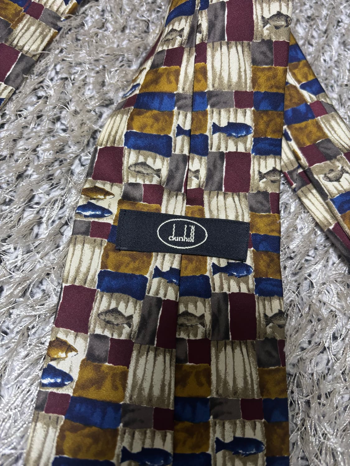 이태리제 던힐 100프로 실크 넥타이 상품이미지3