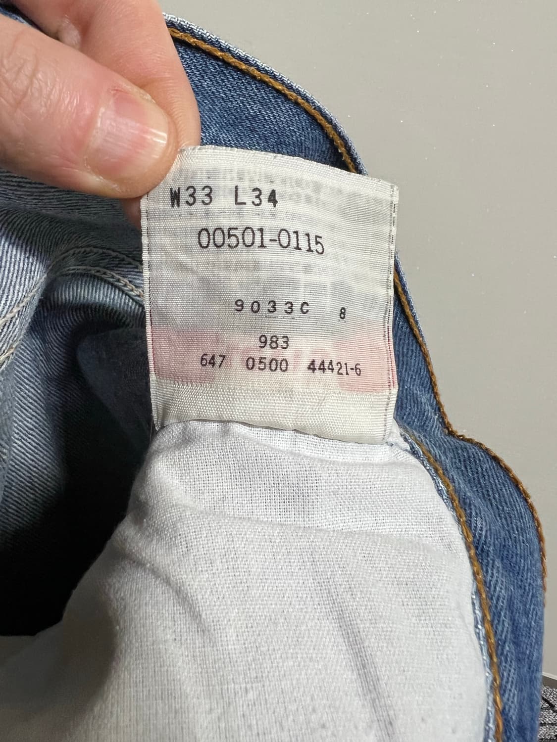 빈티지 리바이스501 멕시코 데님팬츠 상품이미지7