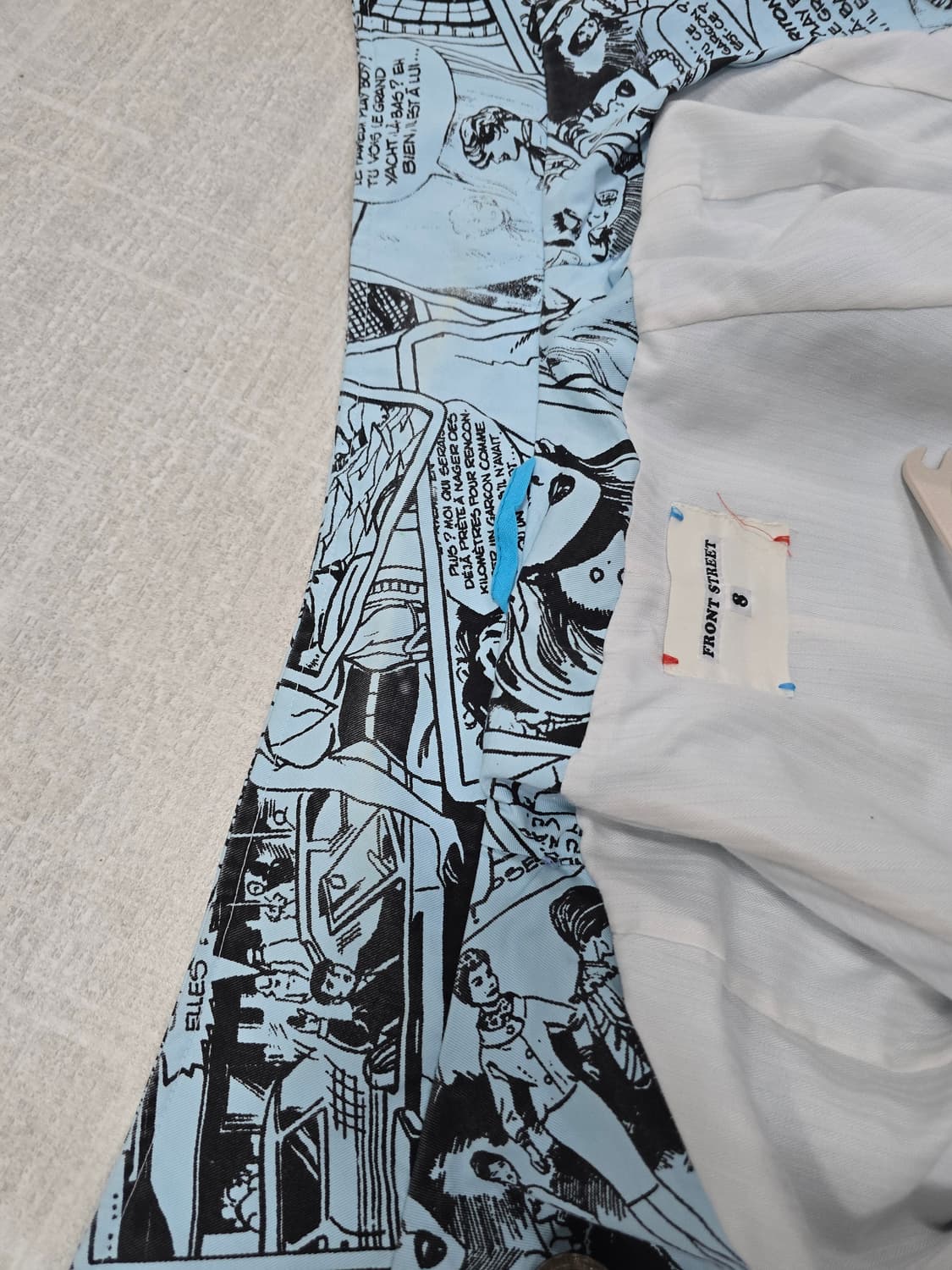 FRONT STREET 8 코믹 프린팅 페인트 포인트 유니크 자켓 상품이미지7