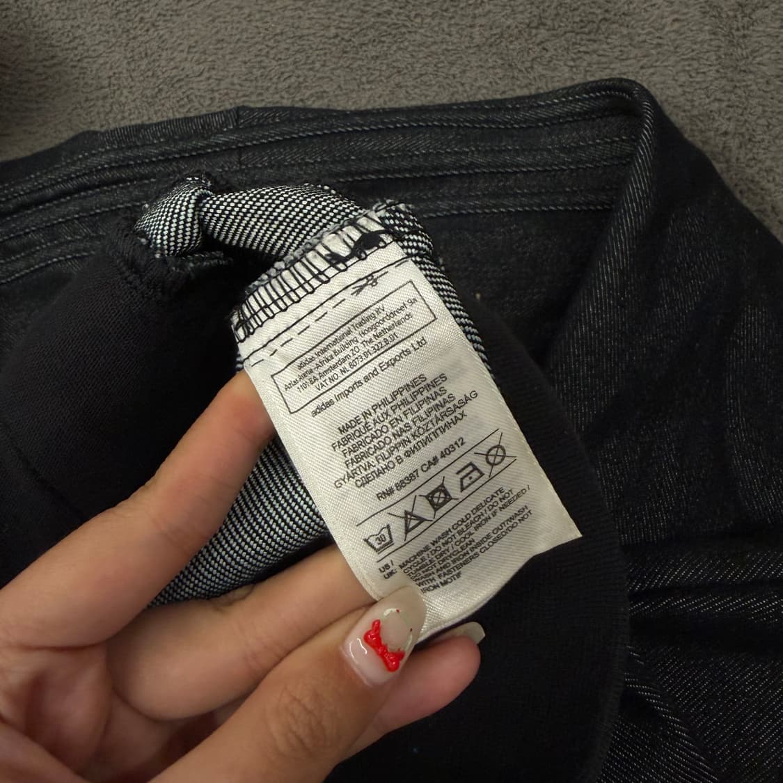 [ 정품/L ] 아디다스 파이어버드 삼선 후드 데님 청자켓 상품이미지6