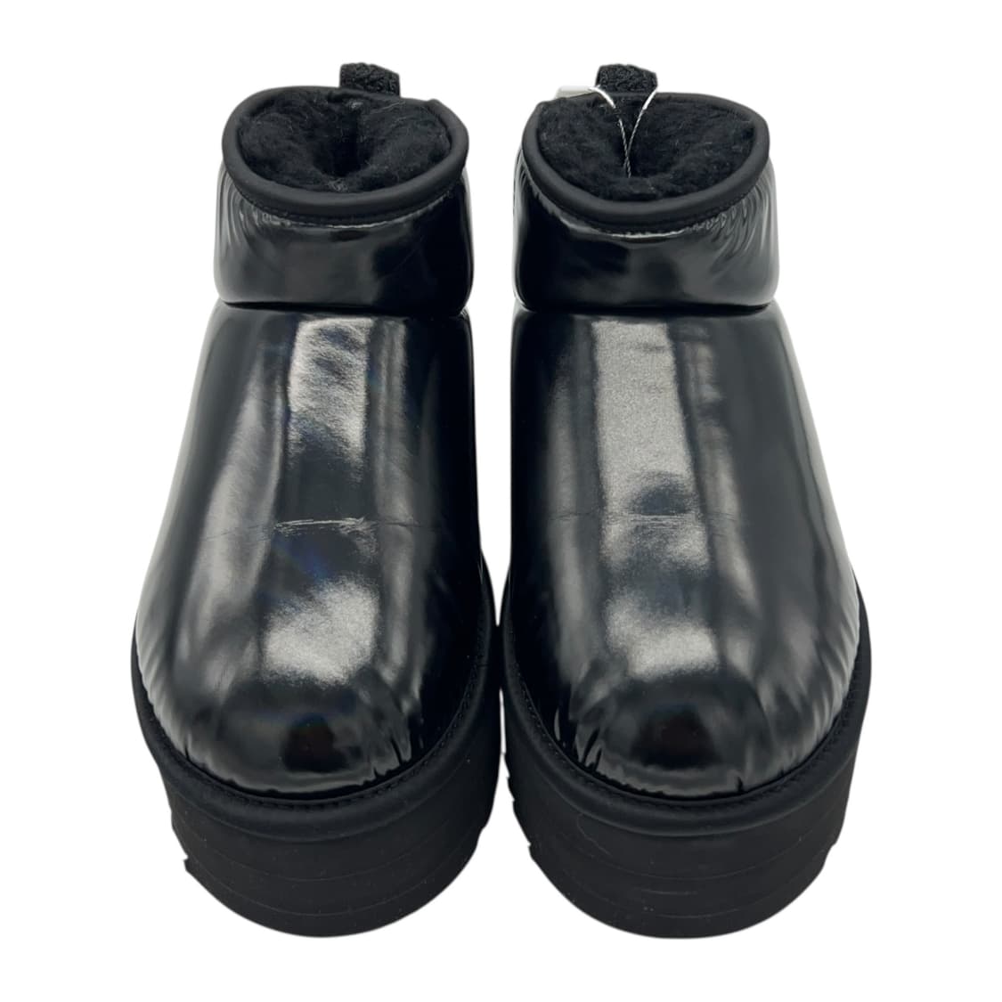 240 W 어그 울트라 미니 플랫폼 하이 샤인 블랙 상품이미지4