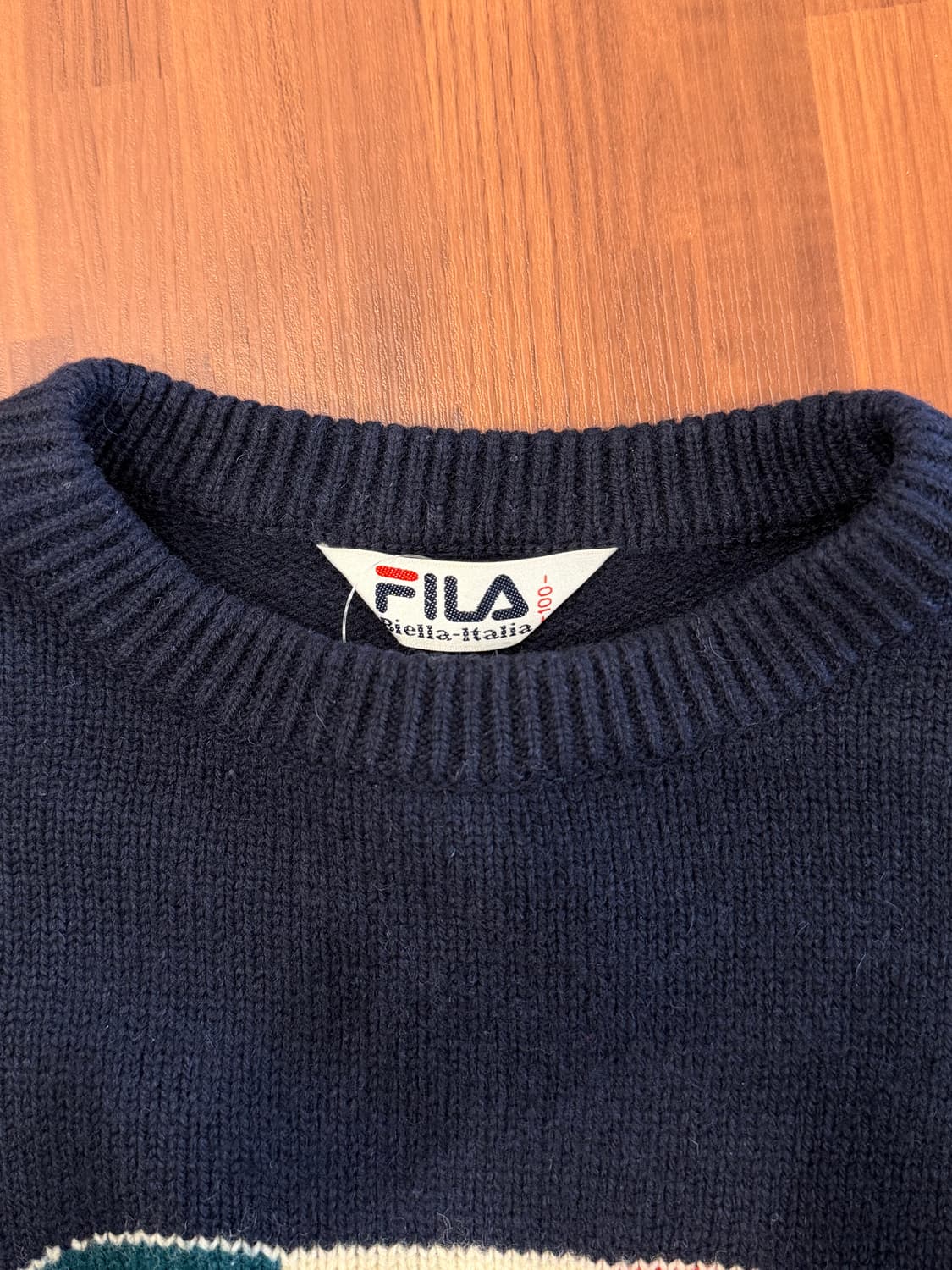 90s Fila 휠라 스포츠 울 니트 상품이미지8