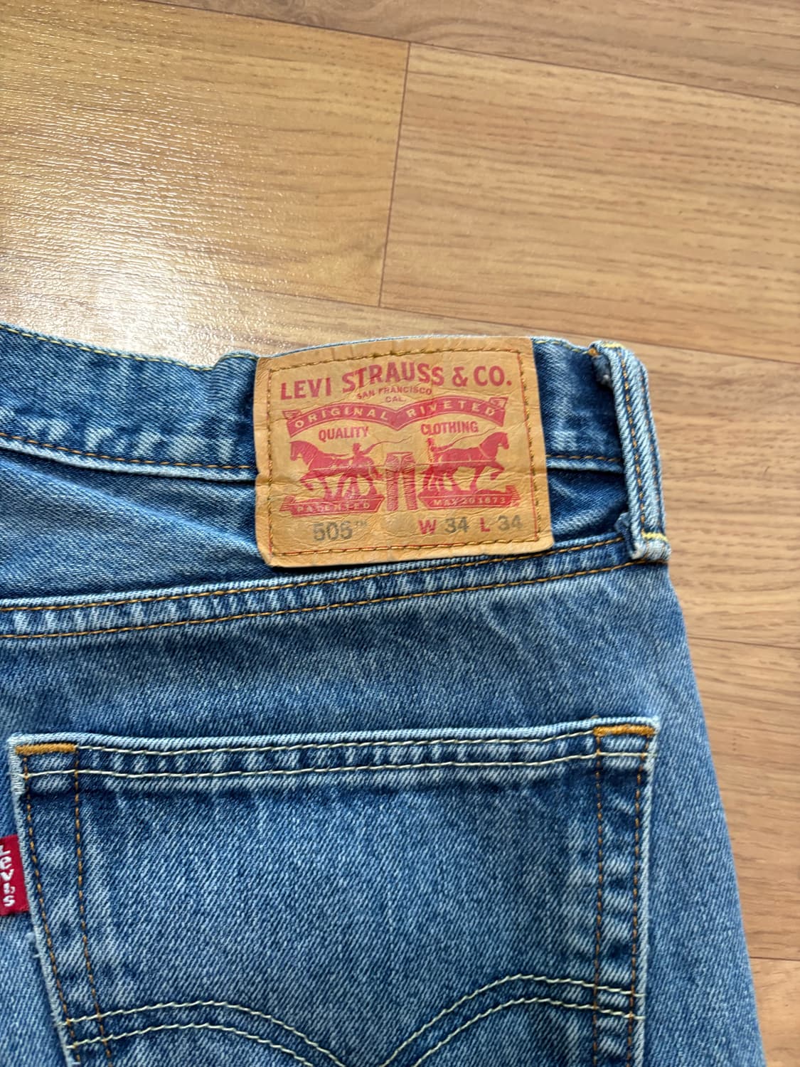 34x34 리바이스 505 상품이미지3