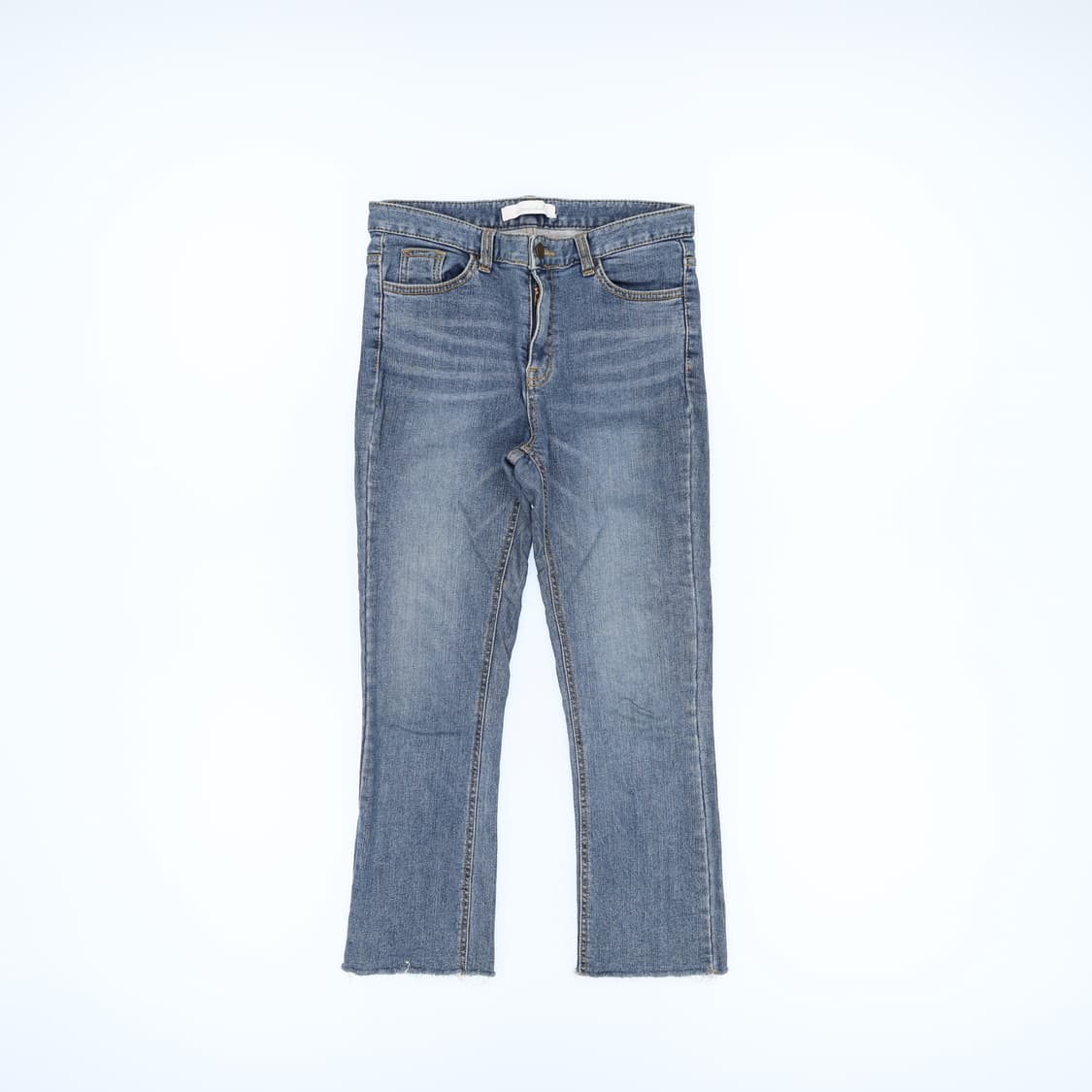 [26(S)] 여성 빈티지 슬림 기모 데님팬츠 1104HR3 상품이미지1