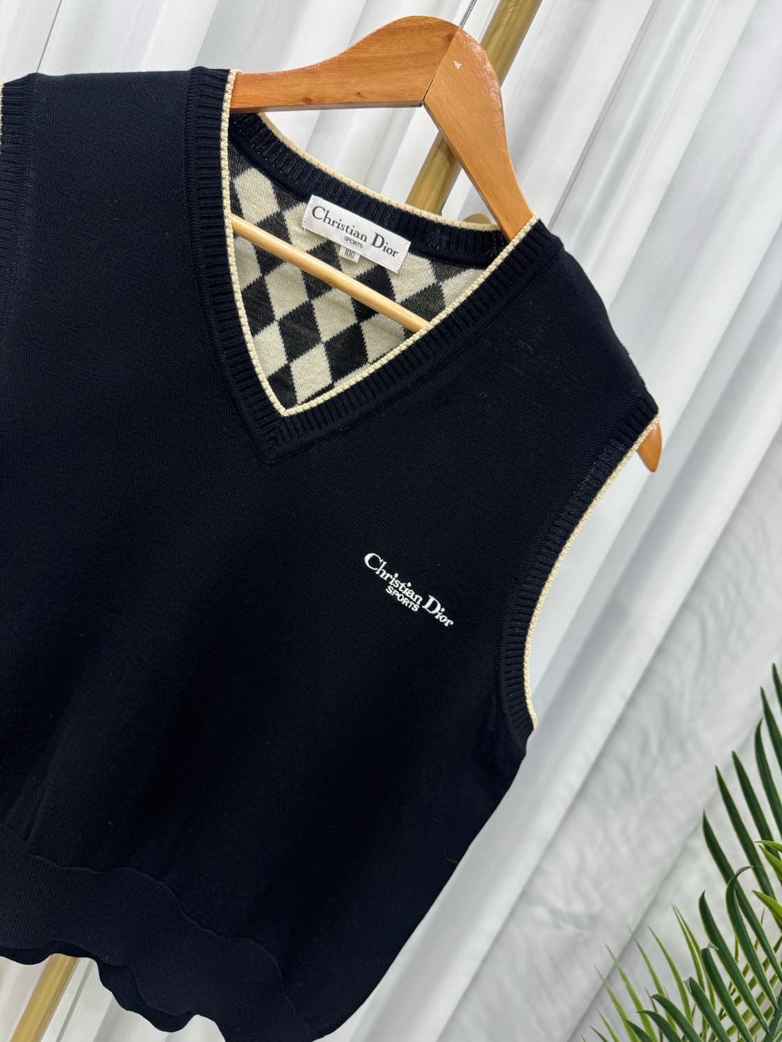 크리스찬디올 블랙 니트 베스트 상품이미지1