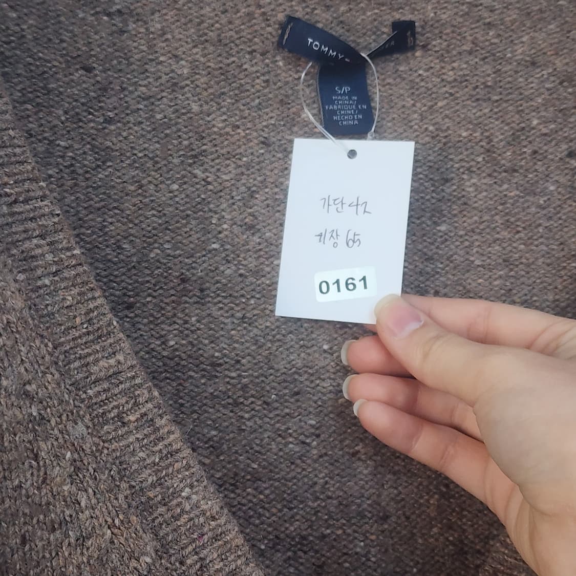 타미힐피겨 브라운 롱 가디건 상품이미지8