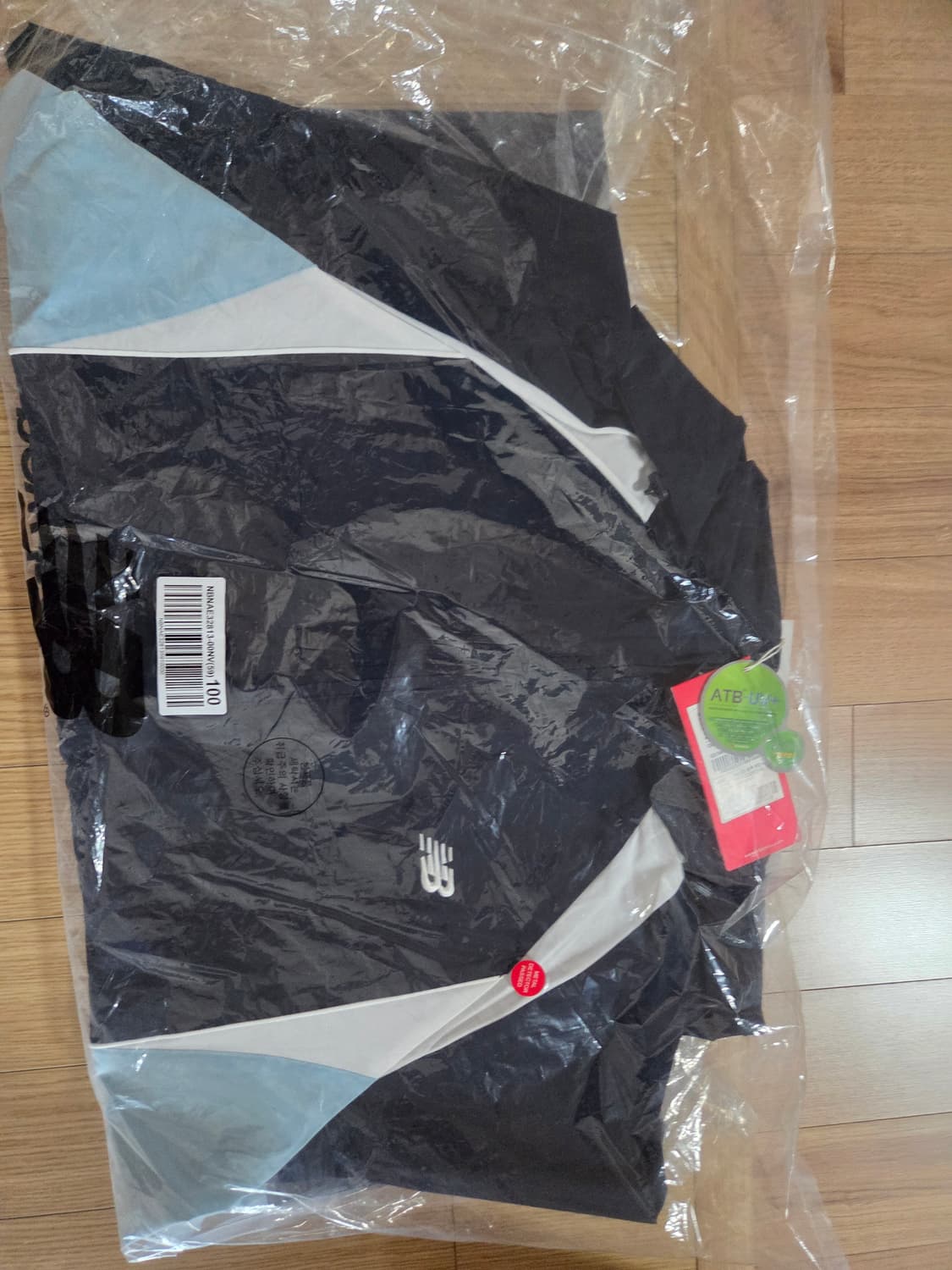 뉴발란스 컬러블록 웜업 자켓 M/L 새상품 상품이미지3