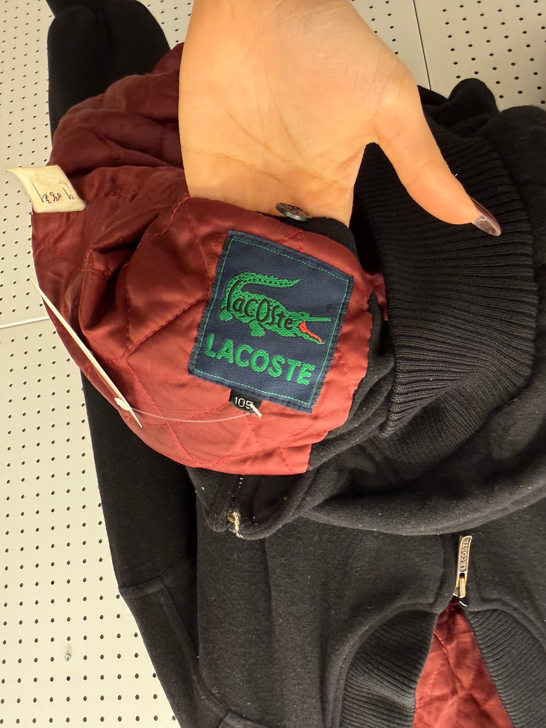 라코스테 빈티지 울 블루종 자켓 U1384 상품이미지5