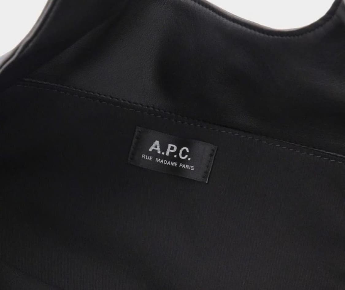 아페쎄 니논 리사이클 레더 토트백 블랙 상품이미지6