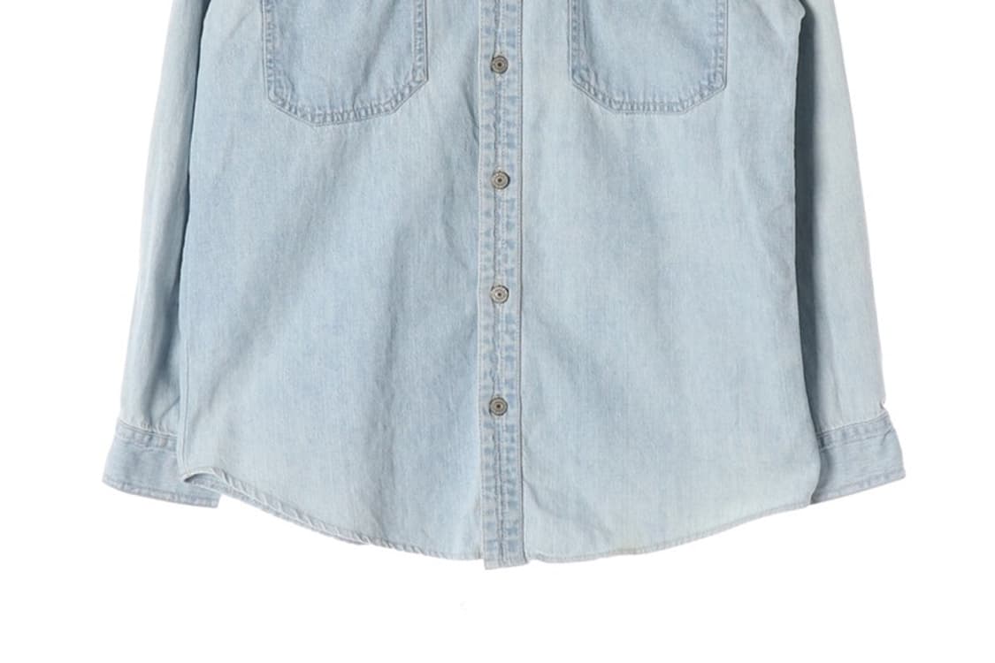 리바이스 라이트 블루 데님 셔츠 L 상품이미지4