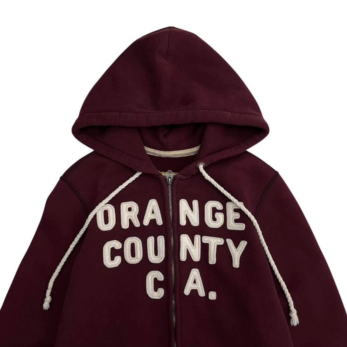 홀리스터 센터로고 와인 후드집업 S 상품이미지4