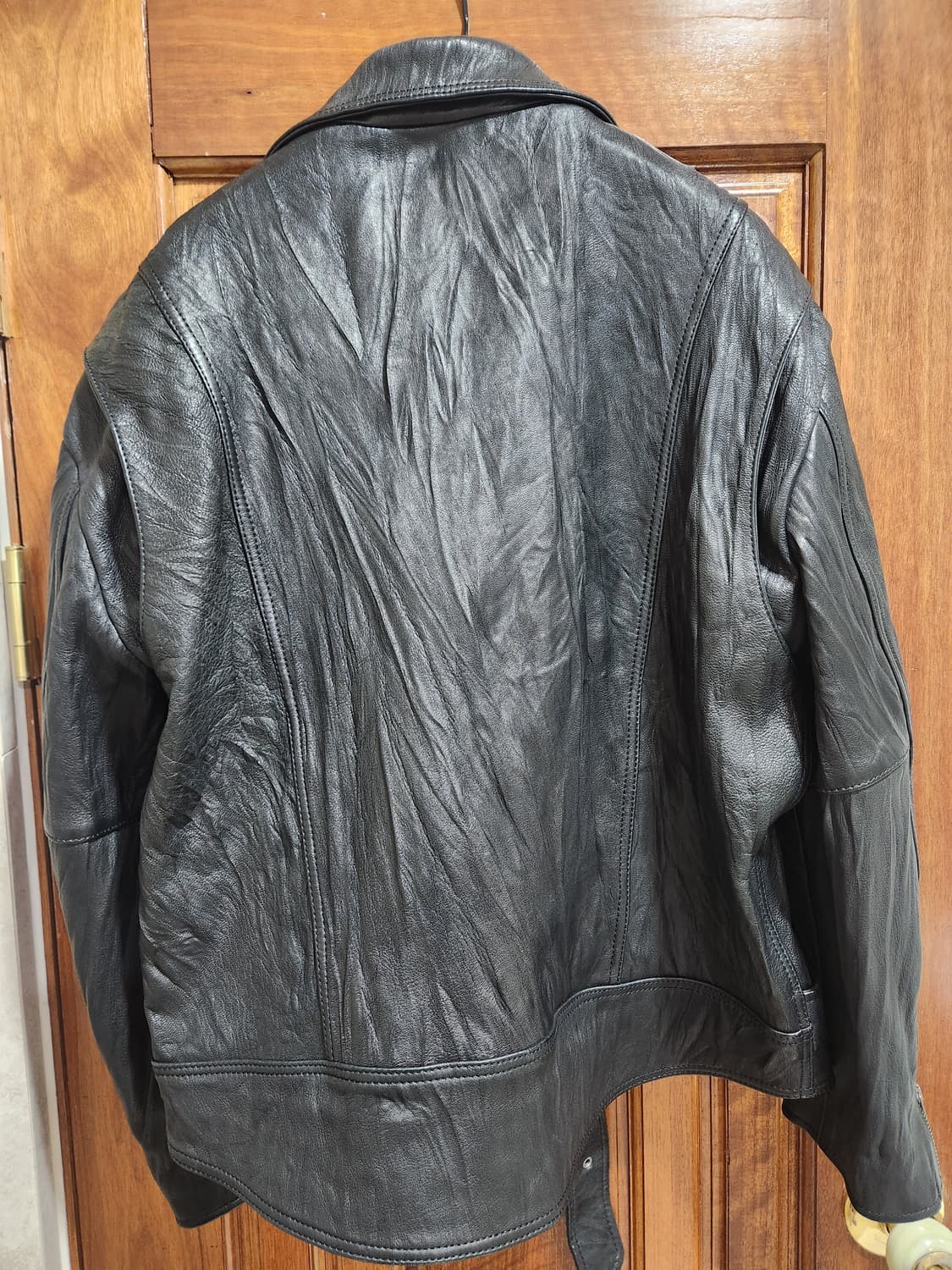 아크네 스튜디오 블랙 램스킨 가죽자켓 상품이미지2