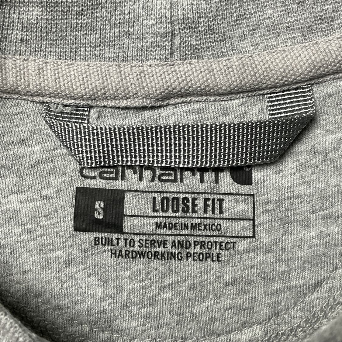 CARHARTT 칼하트 빈티지 그레이 기모 맨투맨 A00902 상품이미지9