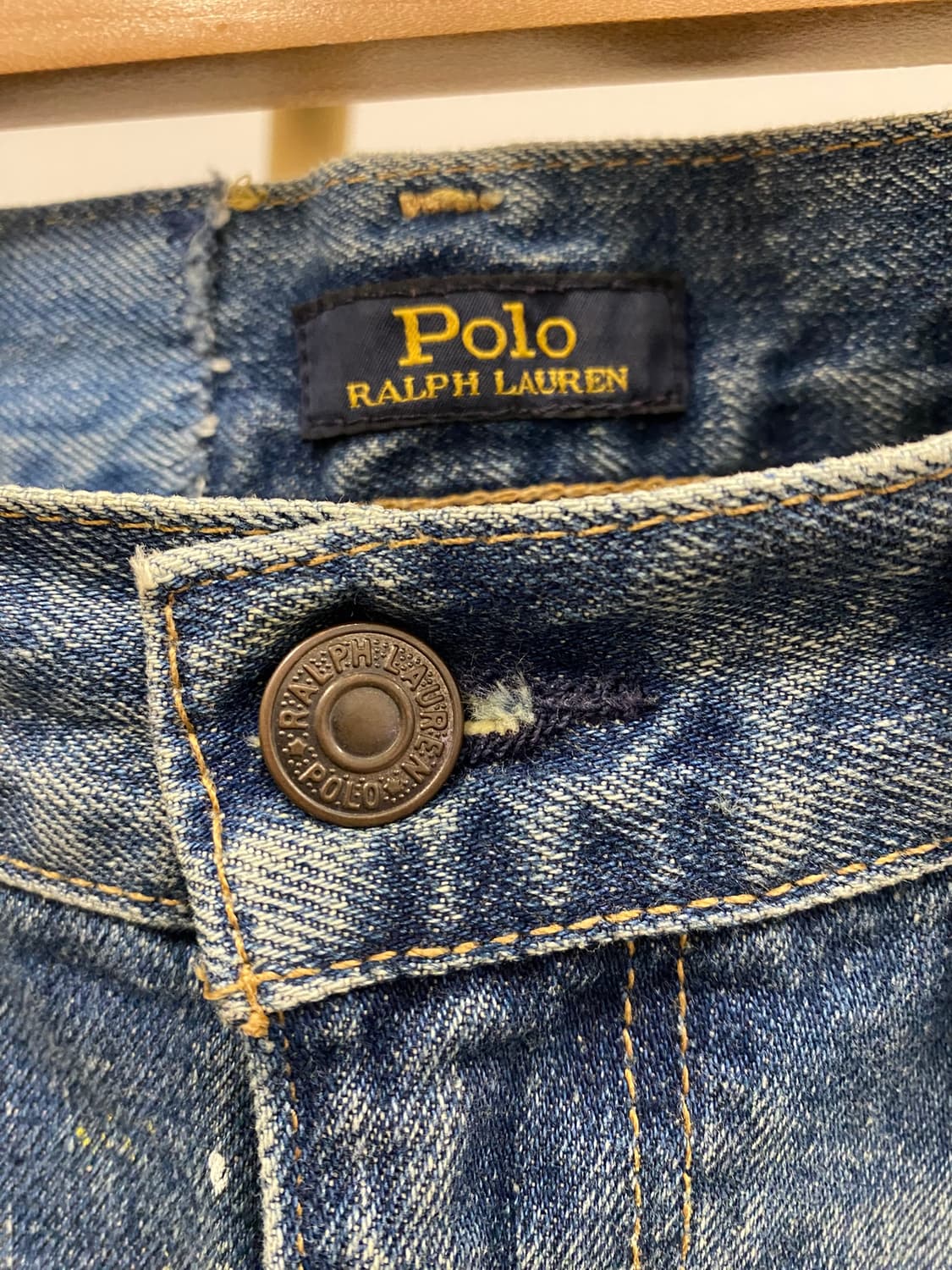 폴로 랄프로렌 리터치 데님 스커트 상품이미지6