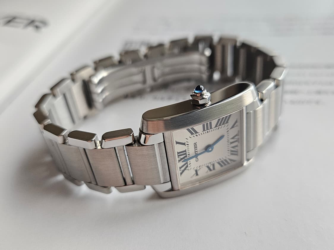 까르띠에 탱크 프랑세즈 스틸 스몰 상품이미지1