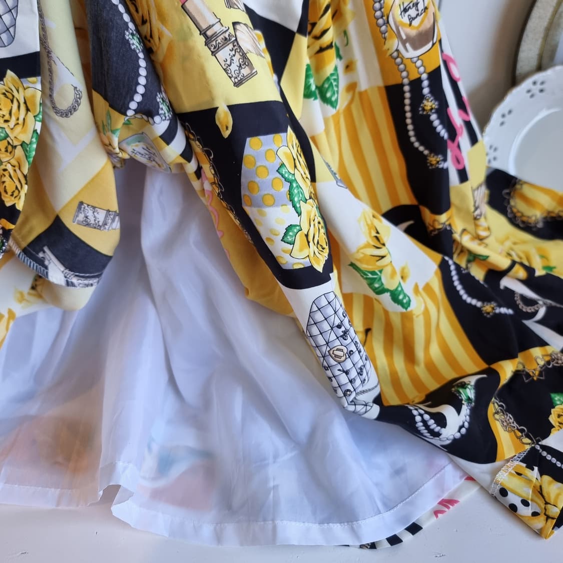 Honey Bunch 허니번치 퍼퓸 로즈  주얼리 아카이브 원피스 상품이미지5