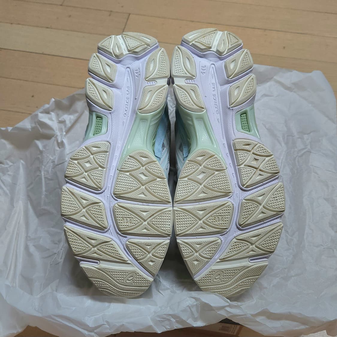 아식스 gel-nyc 젤 nyc 크림/아쿠아마린 상품이미지3