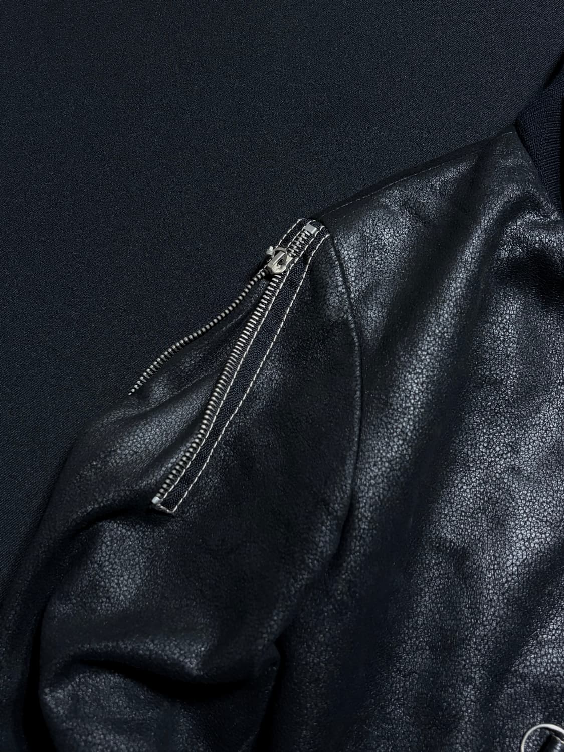 락시크 레더 집업 자켓 상품이미지4