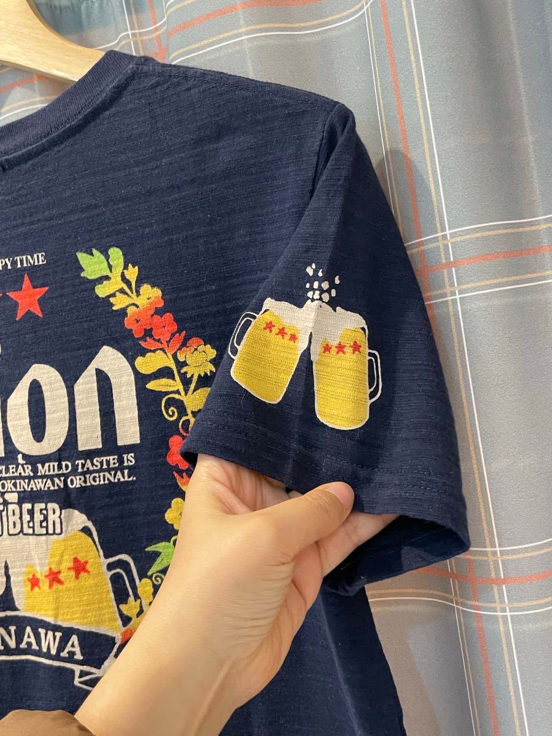 일본 오리온 드래프트비어 프린팅티셔츠 상품이미지3