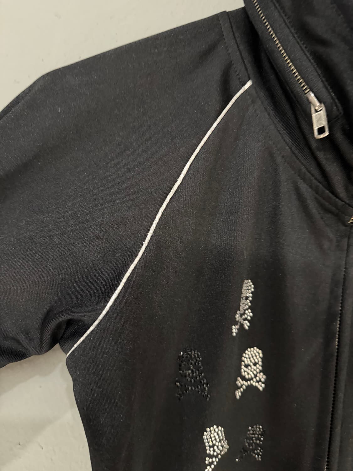 high-neck design skull cubic zip-up 상품이미지9