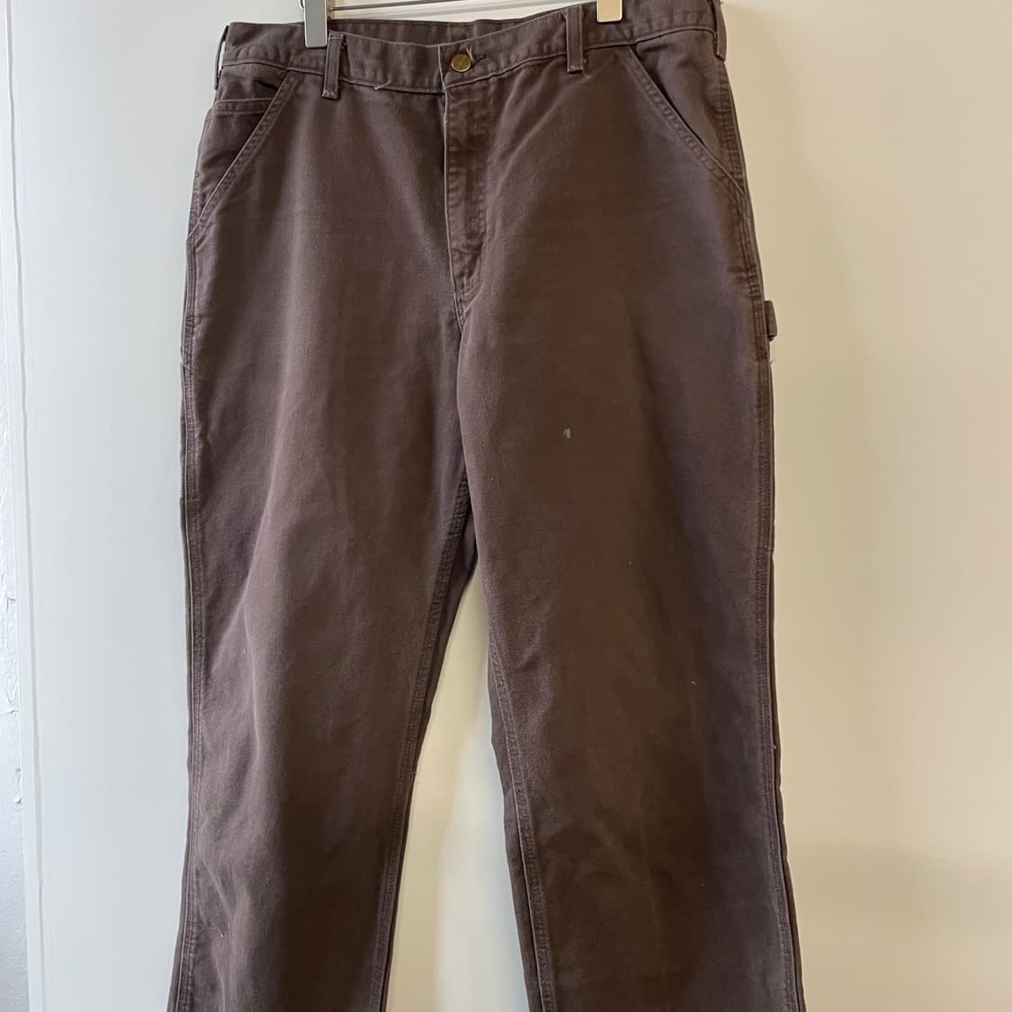 칼하트 다크 브라운 워크팬츠 상품이미지4