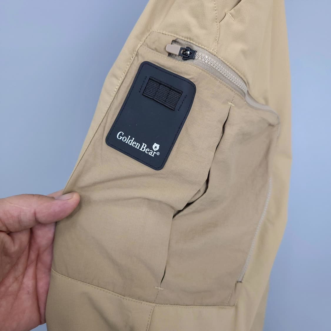 골든베어 Golden Bear 카고 포켓 스트레치 팬츠 베이지 M 상품이미지6