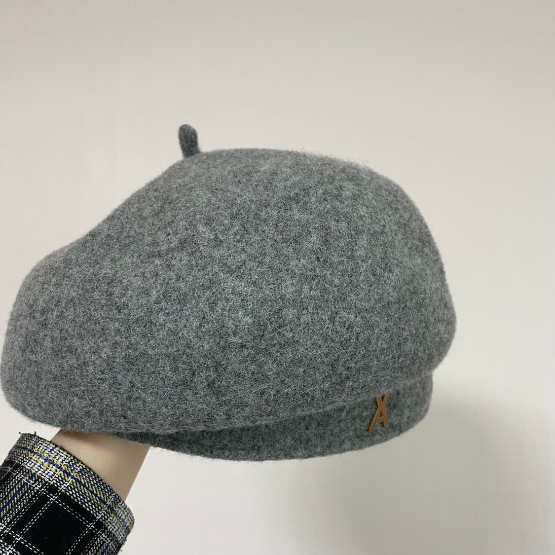 바잘 그레이 회색 베레모 상품이미지4
