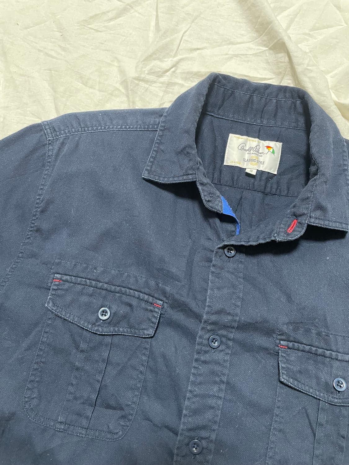 아놀드파머 반팔 셔츠 네이비 투포켓 캐주얼  상품이미지2