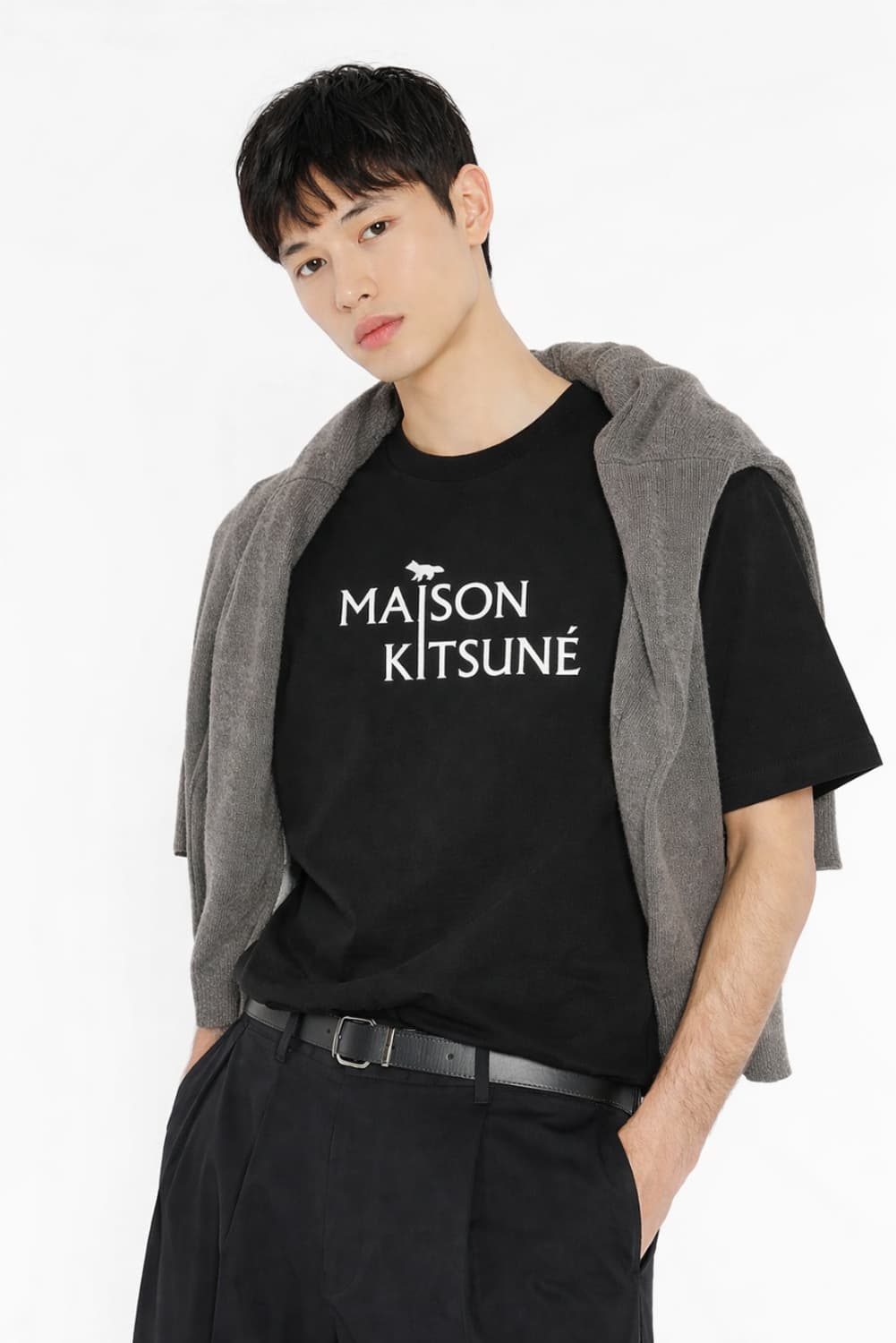 메종키츠네 필러 반팔티XL(새상품/정품) 상품이미지4