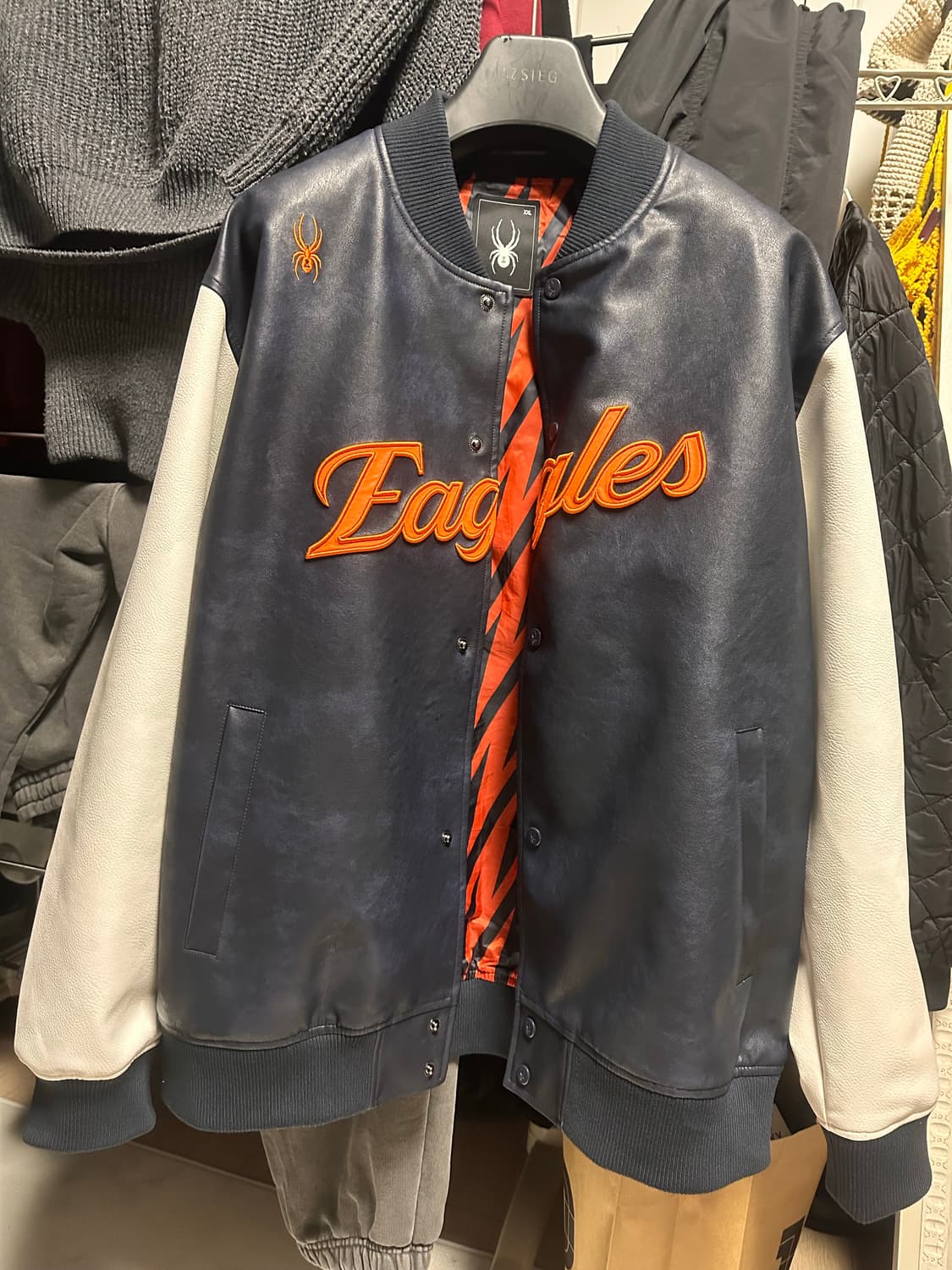 한화이글스 스파이더 25 바시티자켓 상품이미지1