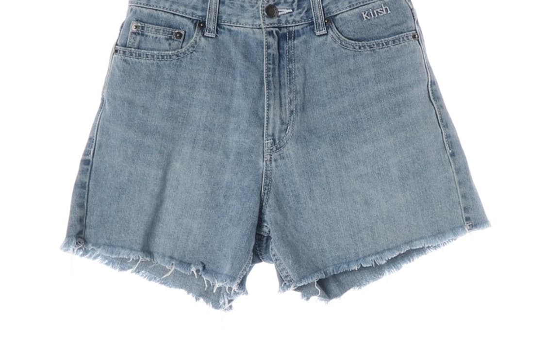 키르시 연청 컷오프 데님 숏 팬츠 1 상품이미지4