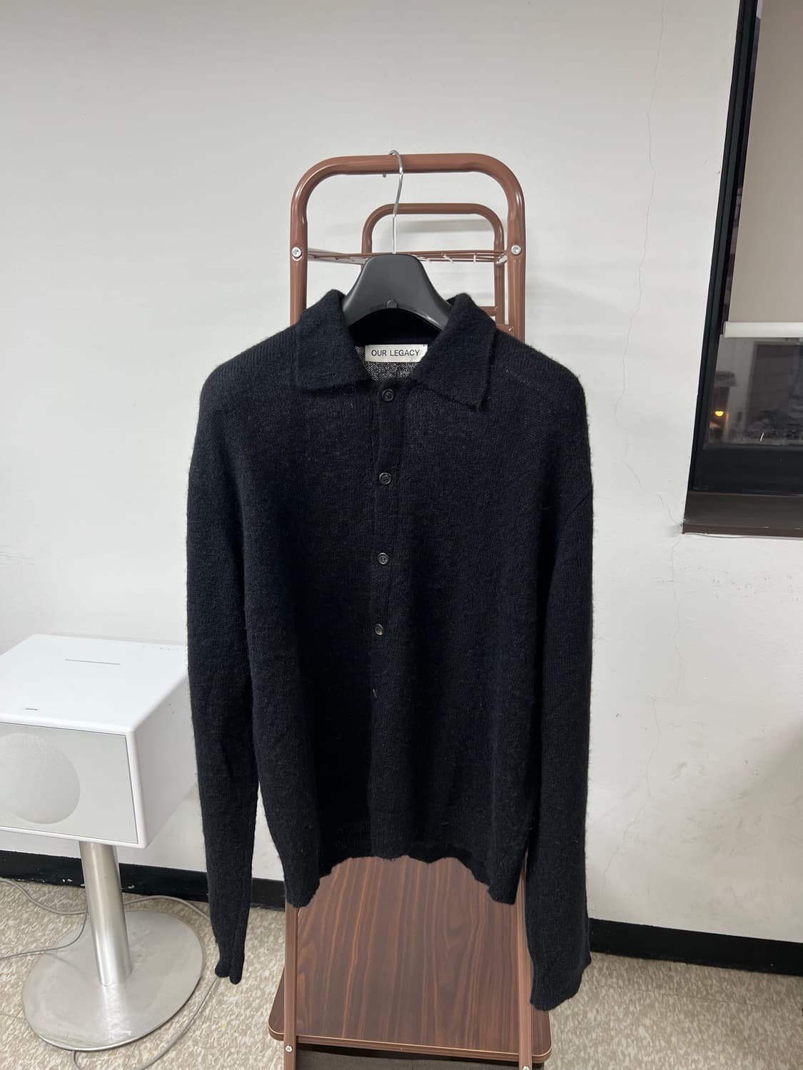 아워레가시/Our Legacy 이브닝 폴로 가디건 자켓 블랙/50(L) 상품이미지3