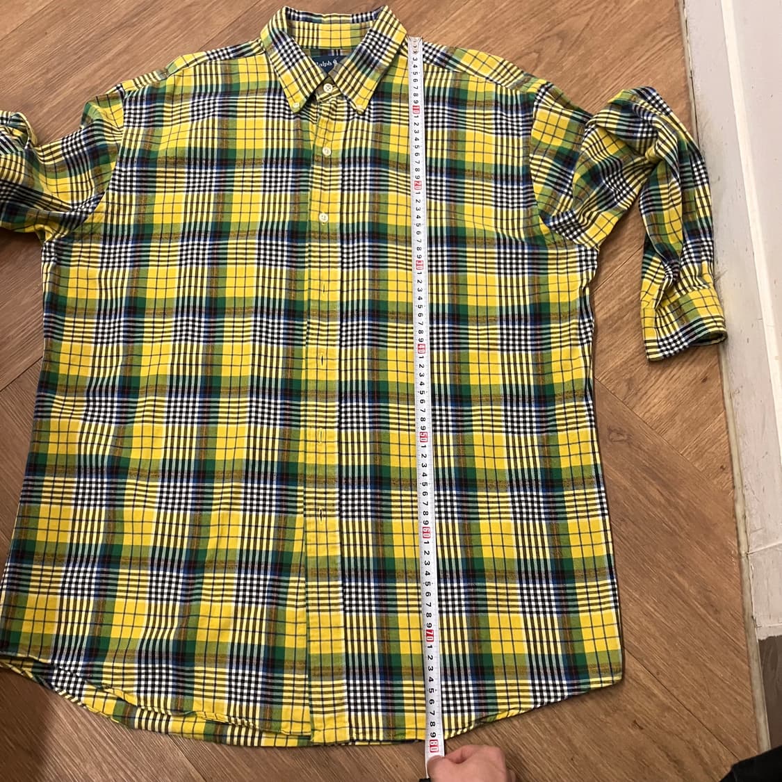 112 폴로 체크셔츠 옐로우 상품이미지7