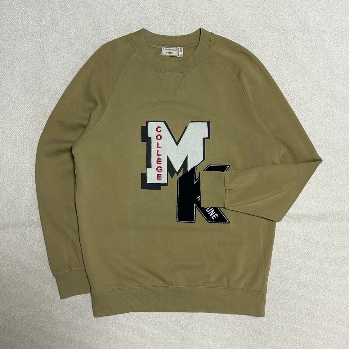 메종키츠네 MK패치 컬리지 맨투맨 상품이미지1