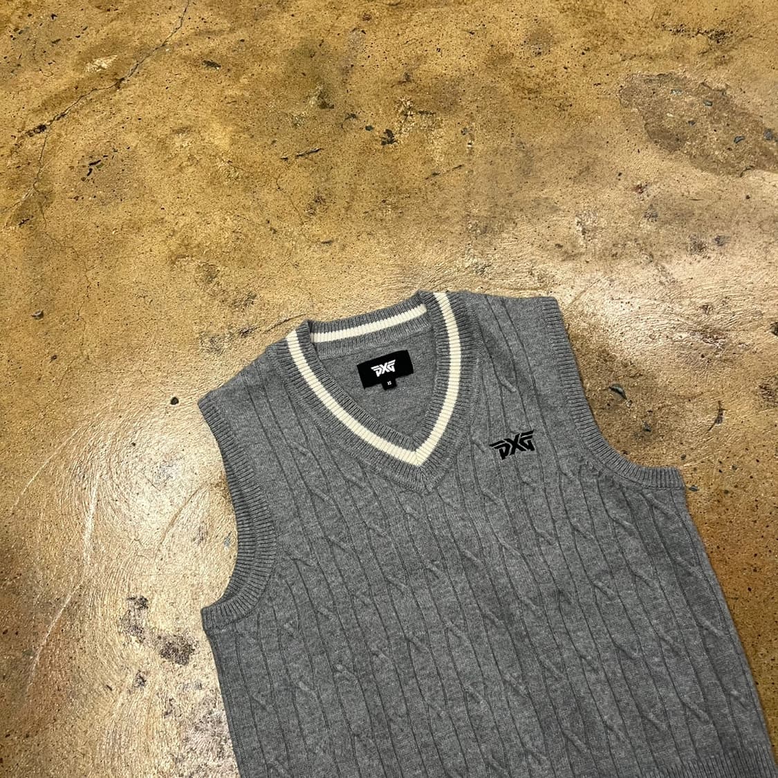 [정품/XS] PXG 니트 조끼 베스트 b17 상품이미지1