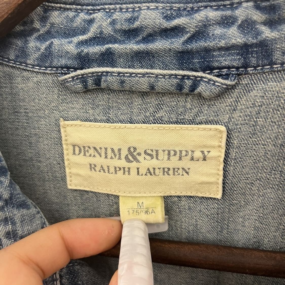 데님앤서플라이 랄프로렌 컨트리 빈티지 데님셔츠 M C10738 상품이미지5