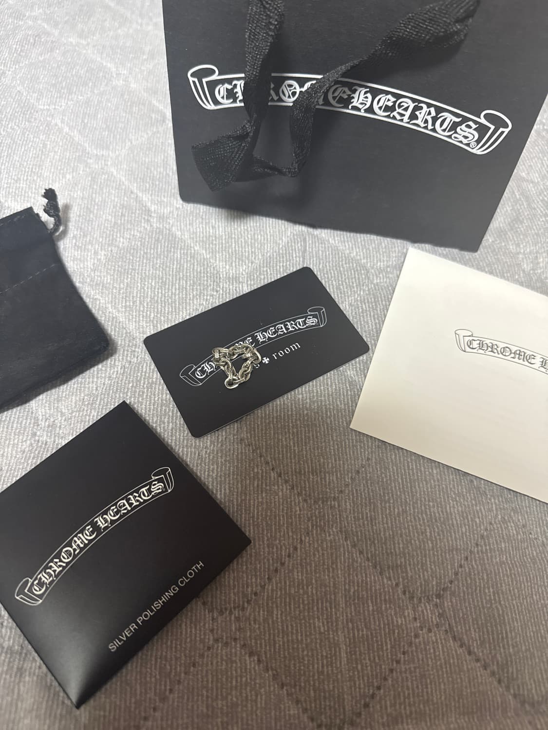 크롬하츠 페이퍼체인링 18링크 상품이미지4