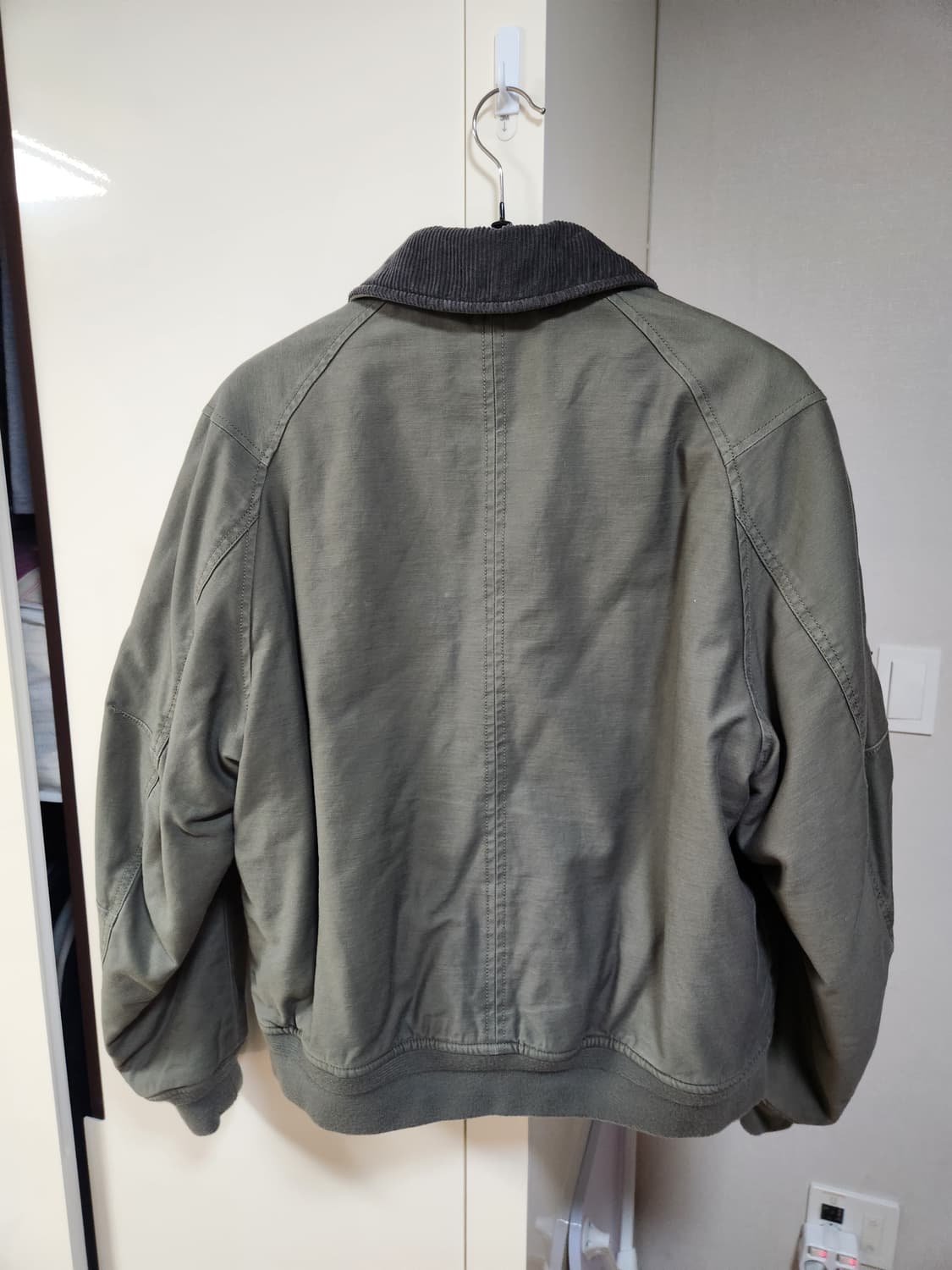 벨리에 네오시티 플라이트 자켓 올리브 상품이미지6