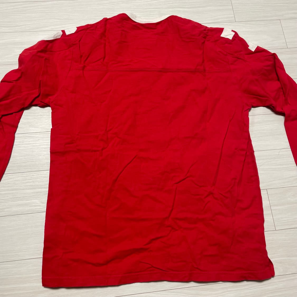 컨버스 올스타 나그랑 긴팔 티 레드 L 상품이미지3