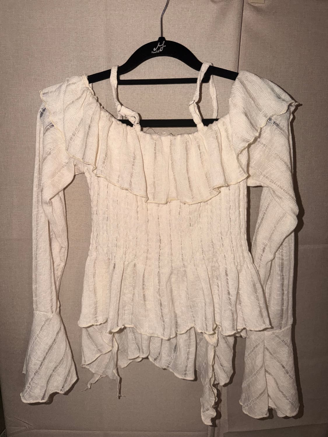 빈티지 오프숄더 천사깔 오네갸루 Y2K 공주 에겐녀 상품이미지3