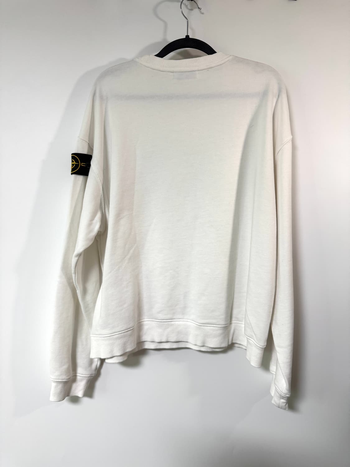 스톤아일랜드 화이트 맨투맨 100-105 상품이미지7