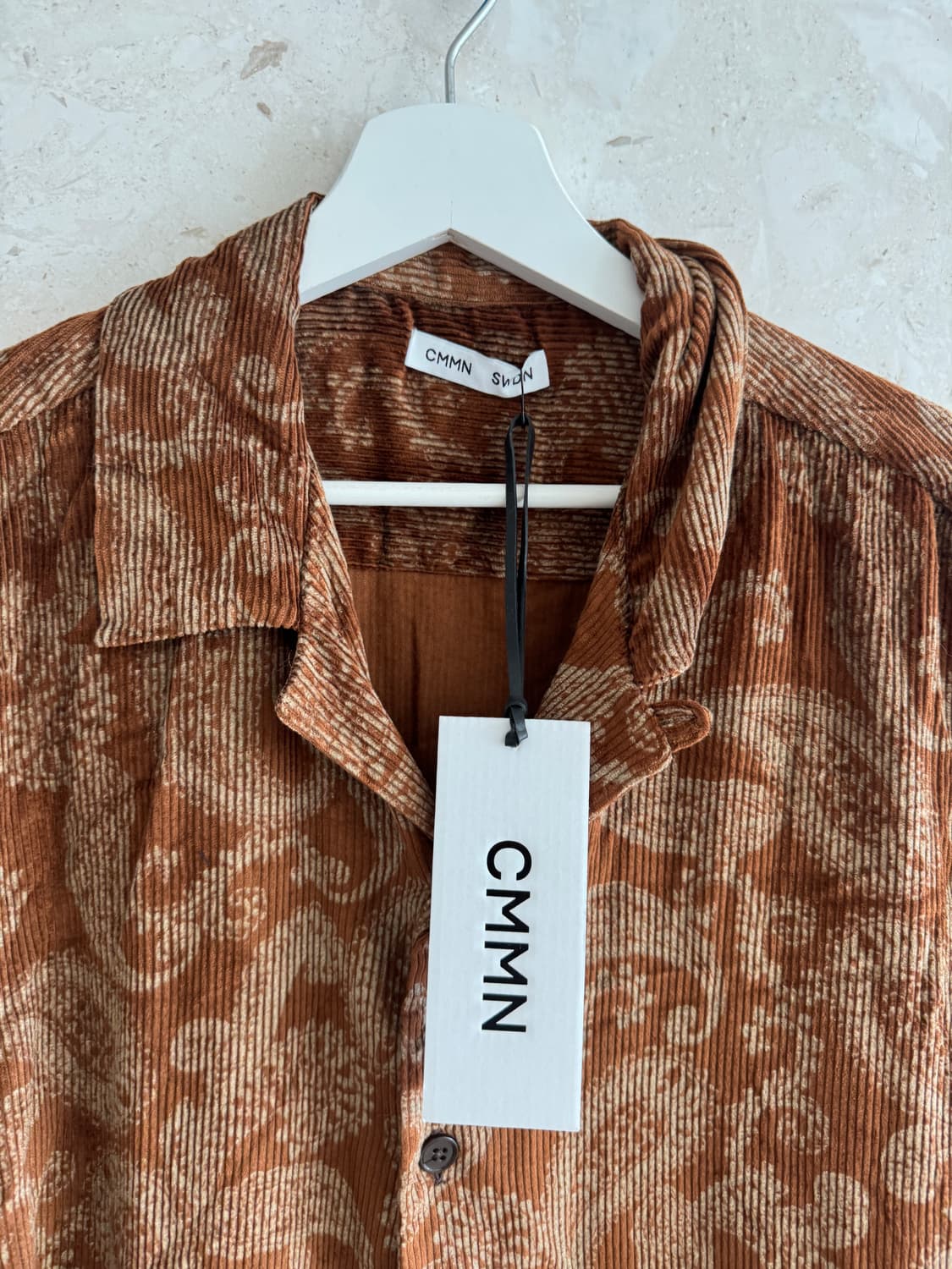 CMMN SWDN 커먼 스웨덴 페이즐리 셔츠 새상품 48 상품이미지2