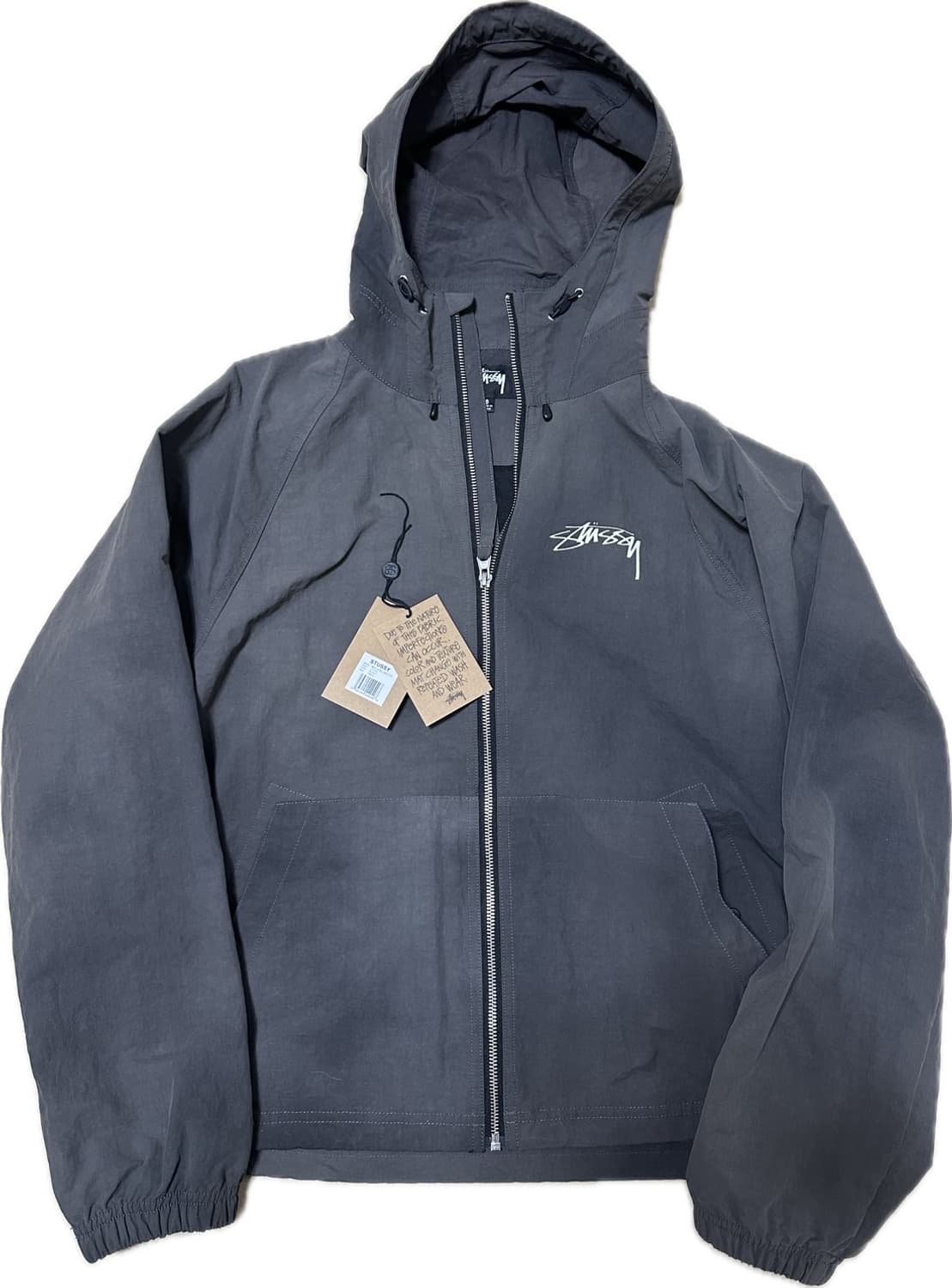 스투시 비치쉘 자켓 블랙S 상품이미지1