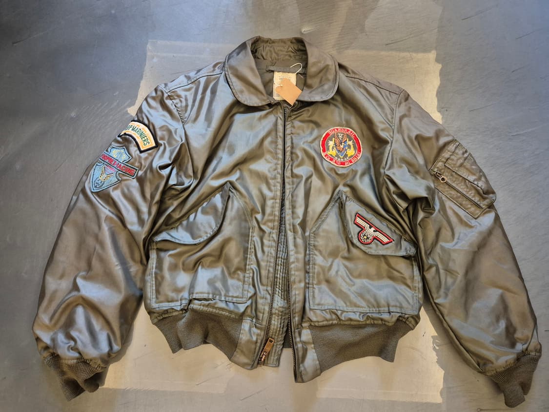 80s u.s army AVIREX CWU 45 P 플라이트 자켓 상품이미지1