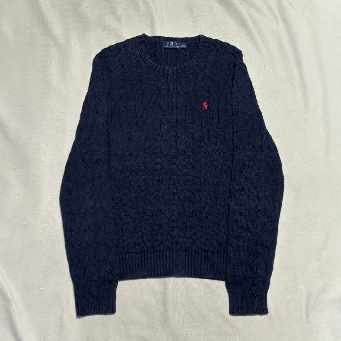 L 폴로랄프로렌 네이비 케이블 니트 상품이미지2