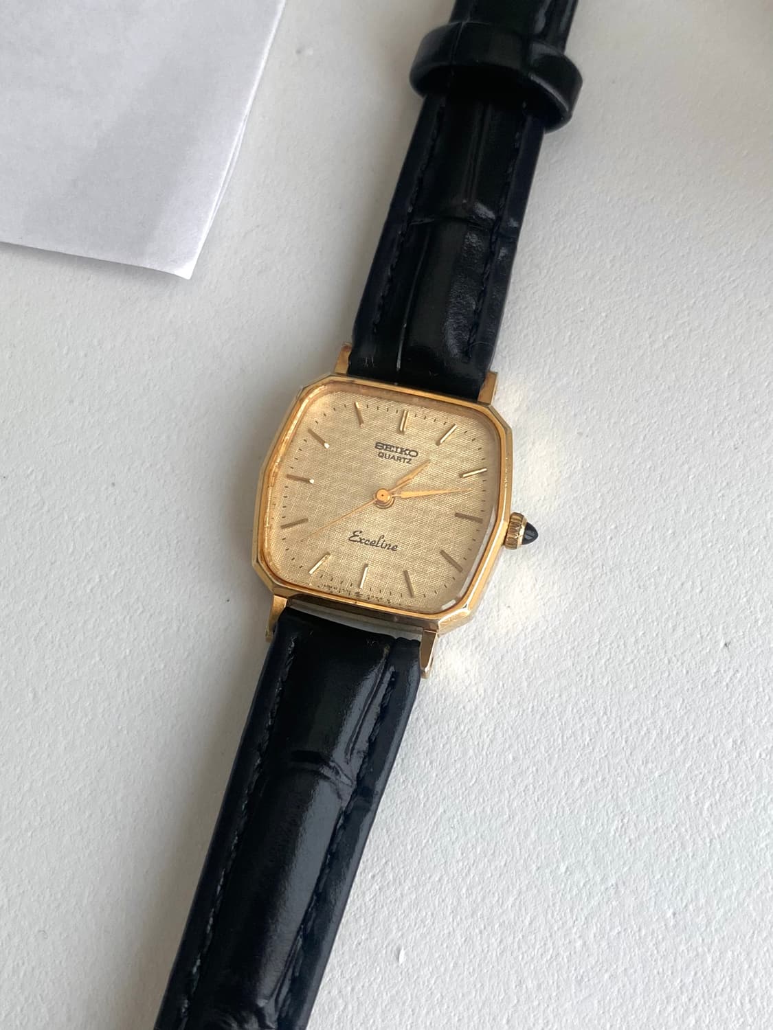 Seiko 세이코 엑셀린 쿼츠 골드 레이디스 상품이미지2