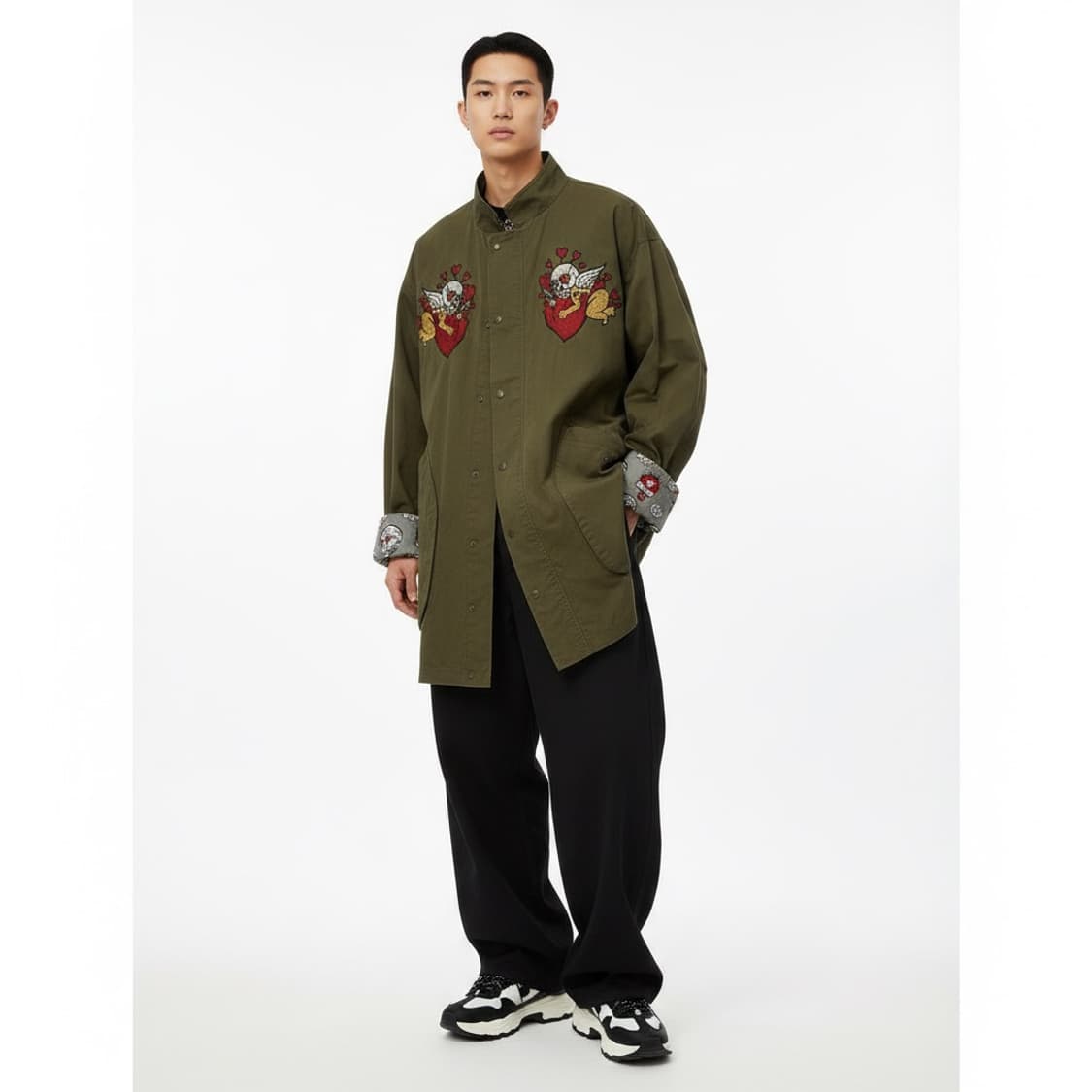 Graphist Man.G 그래피스트만지 카키 야상 F (스트릿) 상품이미지1